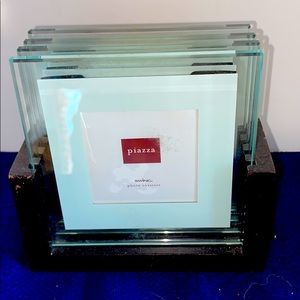 Swing Piazza set of 4 photo 4”x4” square coasters